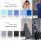 Креп стрейч Амузен 14-4122, 85 гр/м2, шир.150см, цвет голубой - купить в Дербенте. Цена 148.37 руб.