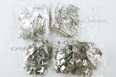 Крючки брючные 4 шипа "Стром" 144 шт. никель - купить в Дербенте. Цена: 383.97 руб.