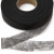 Прокладочная лента (паутинка) DF23, шир. 15 мм (боб. 100 м), цвет чёрный - купить в Дербенте. Цена: 1.13 руб.