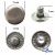 Кнопка металлическая "Альфа" с пружиной, 15 мм (уп. 720+/-20 шт), цвет никель - купить в Дербенте. Цена: 1 466.73 руб.