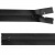 Молния водонепроницаемая PVC Т-7, 18 см, неразъемная, цвет чёрный - купить в Дербенте. Цена: 21.20 руб.