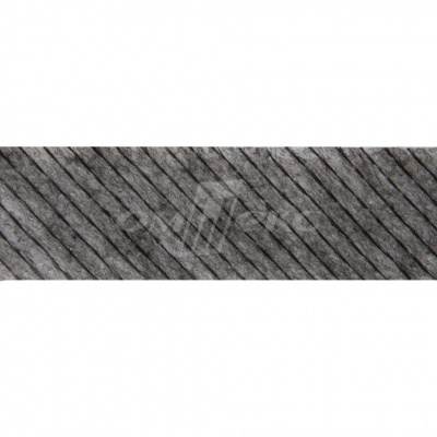 KQ217N -прок.лента нитепрошивная по косой 15мм графит 100м - купить в Дербенте. Цена: 2.24 руб.