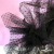 Евро-фатин горох, 100% полиэфир, 15 г/м2, 150 см. 16-167/черный - купить в Дербенте. Цена 241.13 руб.