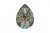 "Кабошоны" - заготовка для рукоделия акриловая фигурная 13 х 18мм - купить в Дербенте. Цена: 7.32 руб.