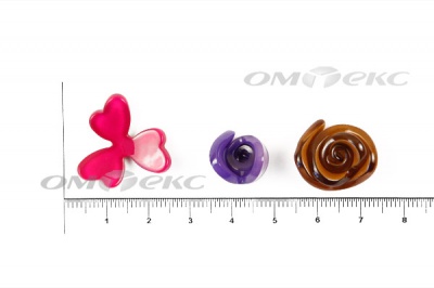 Украшение "Розы малые №1" 20мм - купить в Дербенте. Цена: 32.49 руб.