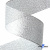Лента металлизированная "ОмТекс", 50 мм/уп.22,8+/-0,5м, цв.- серебро - купить в Дербенте. Цена: 149.71 руб.