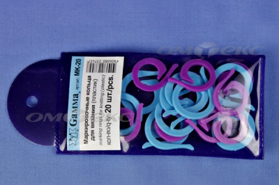 Кольцо маркировочное пластик МК-20, 20 мм для вязания (20 шт) - купить в Дербенте. Цена: 88.80 руб.