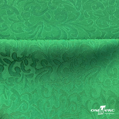 Ткань жаккард королевский, 100% полиэстр 180 г/м 2, шир.150 см, цв-зеленый - купить в Дербенте. Цена 293.39 руб.