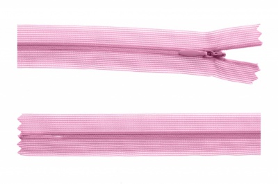 Молния потайная Т3 513, 20 см, капрон, цвет св.розовый - купить в Дербенте. Цена: 5.12 руб.