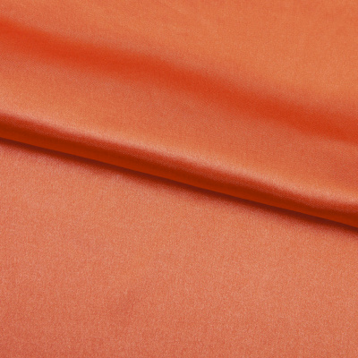 Поли креп-сатин 17-1350, 120 гр/м2, шир.150см, цвет оранжевый - купить в Дербенте. Цена 155.57 руб.