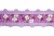 Тесьма декоративная 0385-6169, шир. 25 мм/уп. 22,8+/-1 м, цвет 01-фиолетовый - купить в Дербенте. Цена: 387.43 руб.