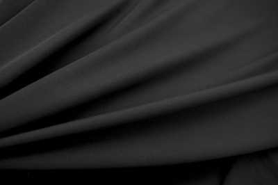 Костюмная ткань с вискозой "Флоренция", 195 гр/м2, шир.150см, цвет чёрный - купить в Дербенте. Цена 502.24 руб.