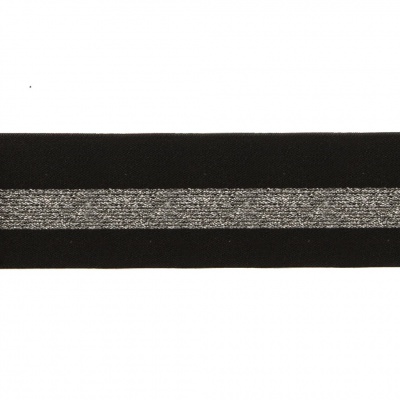#2/6-Лента эластичная вязаная с рисунком шир.52 мм (45,7+/-0,5 м/бобина) - купить в Дербенте. Цена: 69.33 руб.