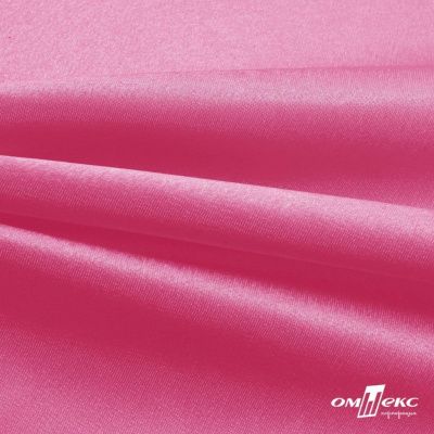 Поли креп-сатин 15-2215, 125 (+/-5) гр/м2, шир.150см, цвет розовый - купить в Дербенте. Цена 155.57 руб.