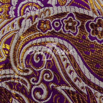Ткань костюмная жаккард №9, 140 гр/м2, шир.150см, цвет фиолет - купить в Дербенте. Цена 387.20 руб.