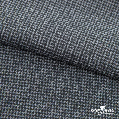 Ткань костюмная Пье-де-пуль 24013, 210 гр/м2, шир.150см, цвет чёрн/св.серый - купить в Дербенте. Цена 334.18 руб.