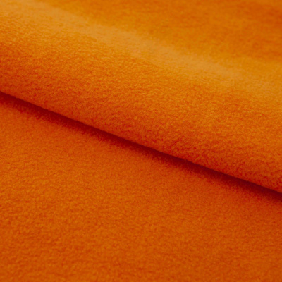 Флис DTY 16-1358, 250 г/м2, шир. 150 см, цвет оранжевый - купить в Дербенте. Цена 640.46 руб.
