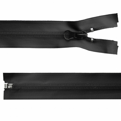 Молния водонепроницаемая PVC Т-7, 100 см, разъемная, цвет чёрный - купить в Дербенте. Цена: 61.89 руб.