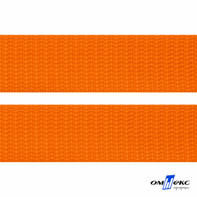 Оранжевый - цв.523 - Текстильная лента-стропа 550 гр/м2 ,100% пэ шир.50 мм (боб.50+/-1 м) - купить в Дербенте. Цена: 797.67 руб.