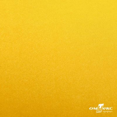 Поли креп-сатин 13-0859, 125 (+/-5) гр/м2, шир.150см, цвет жёлтый - купить в Дербенте. Цена 155.57 руб.
