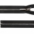 Молния металл Т-5, 18 см, разъёмная, цвет чёрный - купить в Дербенте. Цена: 25.77 руб.
