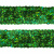 Тесьма с пайетками D4, шир. 20 мм/уп. 25+/-1 м, цвет зелёный - купить в Дербенте. Цена: 778.19 руб.