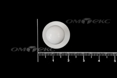 Пуговица поварская "Пукля", 10 мм, цвет белый - купить в Дербенте. Цена: 2.28 руб.