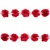 Тесьма плетеная "Рюш", упак. 9,14 м, цвет красный - купить в Дербенте. Цена: 46.82 руб.