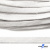 Шнур плетеный d-8 мм плоский, 70% хлопок 30% полиэстер, уп.85+/-1 м, цв.1018-белый - купить в Дербенте. Цена: 735 руб.