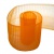 Лента капроновая "Гофре", шир. 110 мм/уп. 50 м, цвет оранжевый - купить в Дербенте. Цена: 26.93 руб.