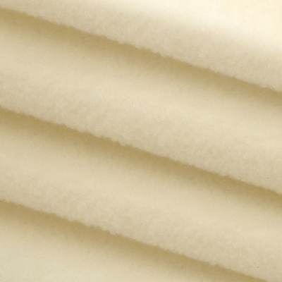 Флис окрашенный 11-0510, 250 гр/м2, шир.150 см, цвет молочный  - купить в Дербенте. Цена 580.31 руб.
