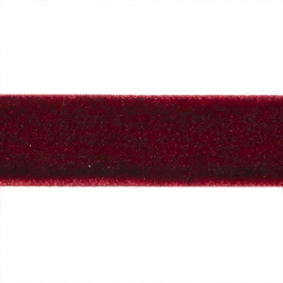 Лента бархатная нейлон, шир.12 мм, (упак. 45,7м), цв.240-бордо - купить в Дербенте. Цена: 396 руб.