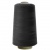 Швейные нитки (армированные) 28S/2, нам. 2 500 м, цвет чёрный - купить в Дербенте. Цена: 139.91 руб.