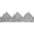 Тесьма металлизированная 0384-0240, шир. 40 мм/уп. 25+/-1 м, цвет серебро - купить в Дербенте. Цена: 490.74 руб.