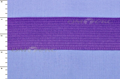 Окантовочная тесьма №0225, шир. 22 мм (в упак. 100 м), цвет фиолет - купить в Дербенте. Цена: 271.60 руб.