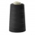 Нитки швейные 100% полиэстер 40/2, (3200 ярд), первый сорт, черные - купить в Дербенте. Цена: 86.79 руб.