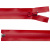 Молния водонепроницаемая PVC Т-7, 60 см, разъемная, цвет (820) красный - купить в Дербенте. Цена: 49.39 руб.