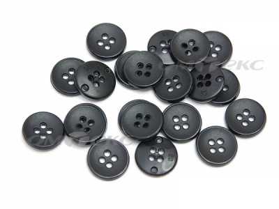 51960/23 мм (4 пр) черные пуговицы - купить в Дербенте. Цена: 1.43 руб.