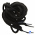 Шнурки #106-09, круглые 130 см, цв.чёрный - купить в Дербенте. Цена: 21.92 руб.