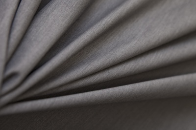 Костюмная ткань с вискозой "Флоренция", 195 гр/м2, шир.150см, цвет св.серый - купить в Дербенте. Цена 496.99 руб.