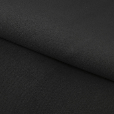 Костюмная ткань "Элис", 200 гр/м2, шир.150см, цвет чёрный - купить в Дербенте. Цена 303.10 руб.