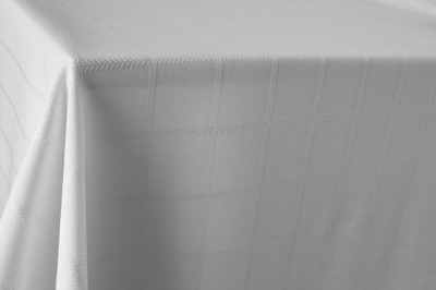 Скатертная ткань 25536/2005, 174 гр/м2, шир.150см, цвет белый - купить в Дербенте. Цена 269.46 руб.