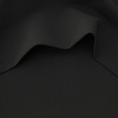 Костюмная ткань с вискозой "Меган", 210 гр/м2, шир.150см, цвет чёрный - купить в Дербенте. Цена 378.55 руб.