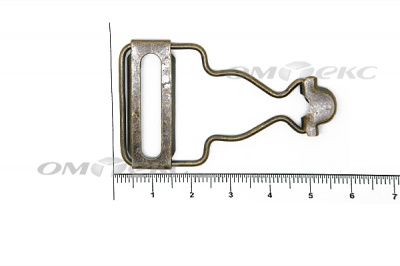 Застежки для комбинезонов металлическая 32 мм Никель (20ШТ)  - купить в Дербенте. Цена: 3.18 руб.