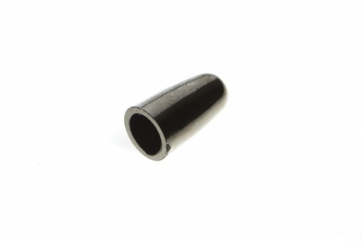 8100-Наконечник пластиковый под металл 15 мм-тем.никель - купить в Дербенте. Цена: 2.45 руб.
