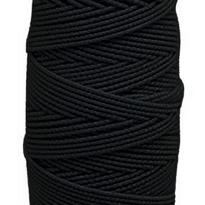 Нитка - резинка Спандекс 25 м (уп-10шт)-чёрные - купить в Дербенте. Цена: 36.02 руб.