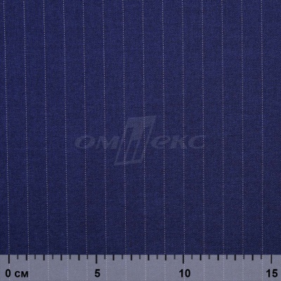 Костюмная ткань "Жаклин", 188 гр/м2, шир. 150 см, цвет тёмно-синий - купить в Дербенте. Цена 430.84 руб.