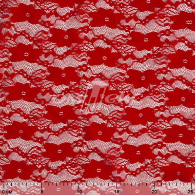 Кружевное полотно стрейч 15A61/RED, 100 гр/м2, шир.150см - купить в Дербенте. Цена 1 580.95 руб.