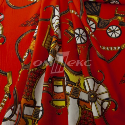 Плательная ткань "Фламенко" 16.1, 80 гр/м2, шир.150 см, принт этнический - купить в Дербенте. Цена 241.49 руб.