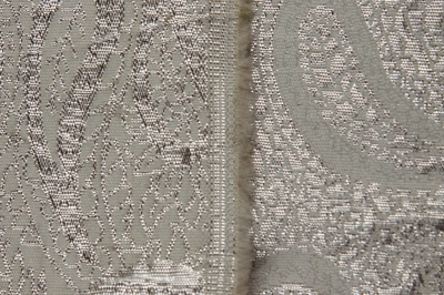 Ткань костюмная жаккард, 135 гр/м2, шир.150см, цвет белый№19 - купить в Дербенте. Цена 441.94 руб.